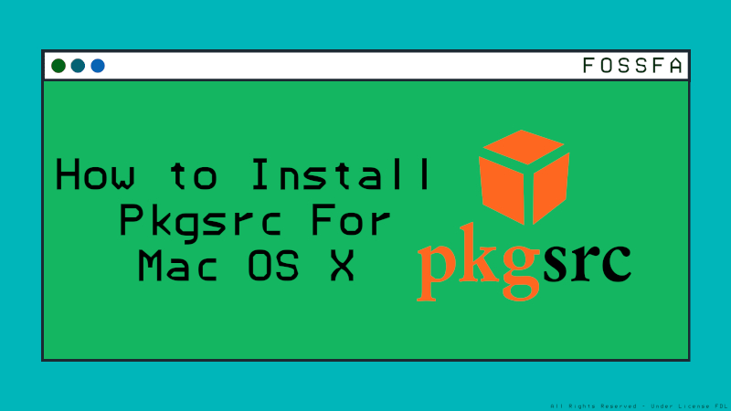 آموزش نصب pkgsrc روی مک